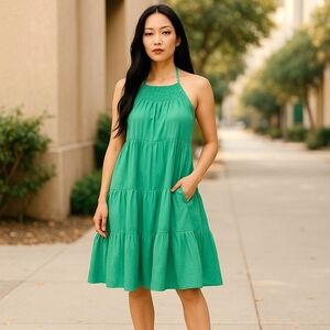 SALE 3/$25 American Eagle Outfitters Green Mini Dress